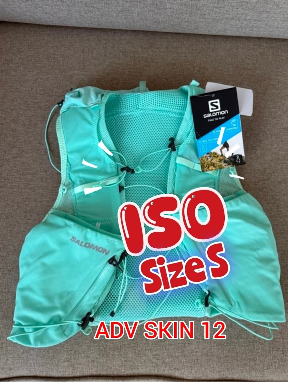 ISO Salomon ADV SKIN 12 teal  turquoise cockatoo size women's Small NOT FOR SALE